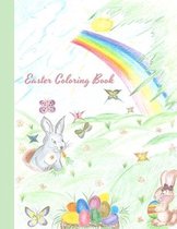 Easter Coloring Book: Cute Easter Egg and More Coloring Book for Kids