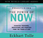 Boek "Practicing The Power of Now" van Eckhart Tolle, een complete boek op cd.