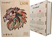 Leeuwenkoning - Houten Puzzel Volwassenen - Jigsaw puzzels - A3 formaat