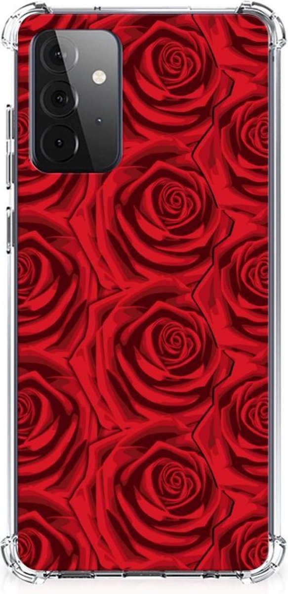 Samsung Galaxy A72 4G/5G Case Red Roses