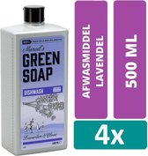 Green Soap Afwasmiddel Lavendel 4 x 500 ml Voordeelbundel