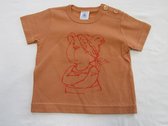 petit bateau , jongens , t-shirt korte mouw , orange , 2 jaar  86