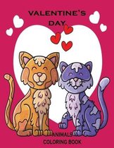 valentine's day coloring book animals