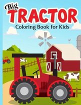 Big Tractor Coloring Book For Kids