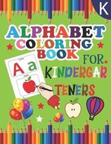 Alphabet coloring book for kindergarteners