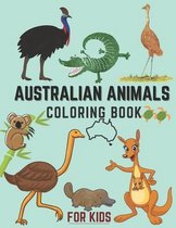 Australian Animals Coloring Book For Kids
