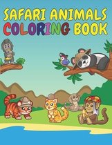 Safari Animals Coloring Book