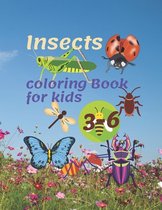 Insects coloring Book