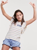 Woody pyjama meisjes/dames - multicolor - revolution - 211-2-YPC-Z/911 - maat 140
