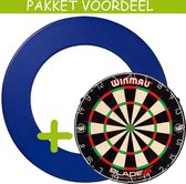 Dartbord Surround VoordeelPakket - Blade 5 -  Rubberen Surround-- (Blauw)   Blauw