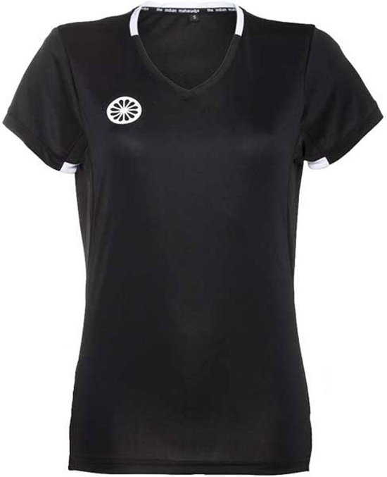 The Indian Maharadja Tech Shirt  Sportshirt - Maat L  - Vrouwen - zwart/wit