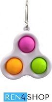 Ren4Shop© - Fidget Toy - Triple Simple Dimple - Oranje, Roze en Groen - Stress verlagend - Gezien op TikTok!