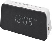 AIC WM3020I wekkerradio met draadloze telefoonoplader - Dual alarm – wit