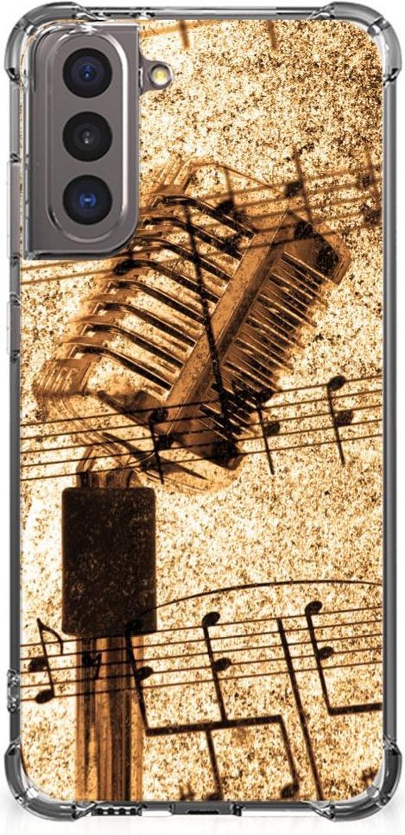 Samsung Galaxy S21 Anti-shock Hoesje met foto Bladmuziek