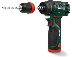 PARKSIDE® Accu-schroefboormachine 12V - 2 versnellingen Inclusief accu en snel oplader -