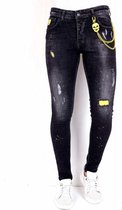 Exclusieve Slim fit Jeans Stretch Heren - 1003 - Zwart