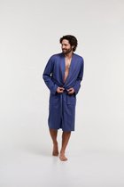 Woody badjas heren - donkerblauw - 211-1-MDS-S/896 - maat XL