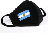 GetGlitterBaby - Katoen Mondkapje  / Wasbaar Mondmasker - Argentinië / Argentijnse Vlag