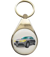 sleutelhanger - RVS - Alfa Romeo - Stelvio