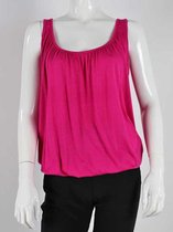 Dames Ballon Top Emily - Fuchsia - One Size