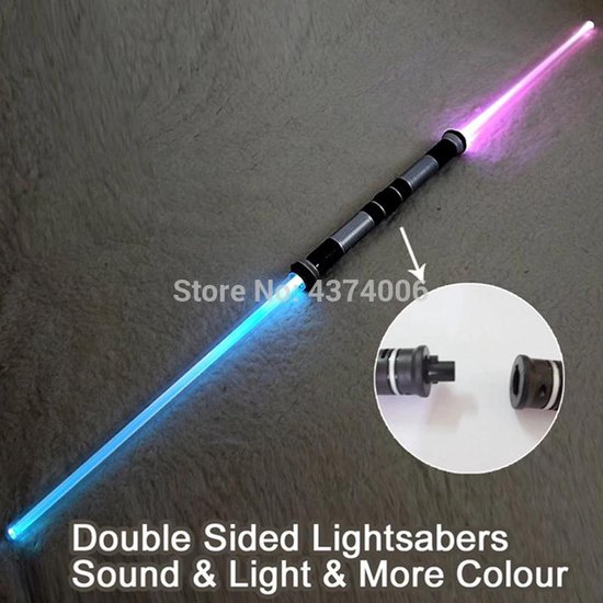 2x Lightsaber 66 cm Licht Space Zwaard LED Kunststof kopen
