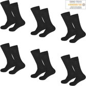 Dames sokken 6 paar 35-38 zwart