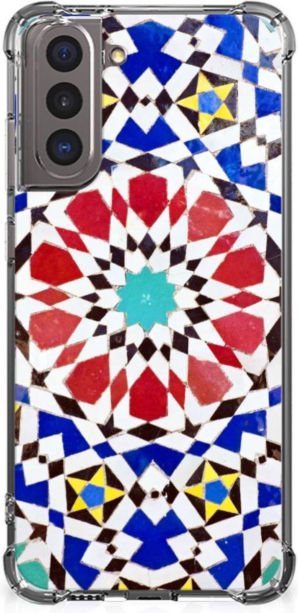 Samsung Galaxy S21 Anti-Shock Hoesje Mozaïek