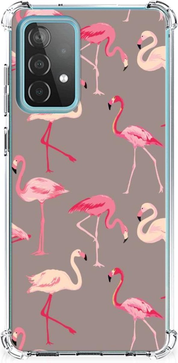 Samsung Galaxy A52 4G/5G Case Anti-shock Flamingo