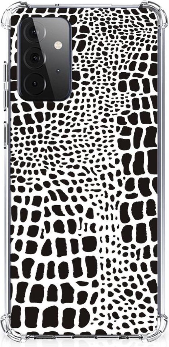 TPU Case Anti-Shock voor Samsung Galaxy A72 4G/5G Case Anti-shock Slangenprint