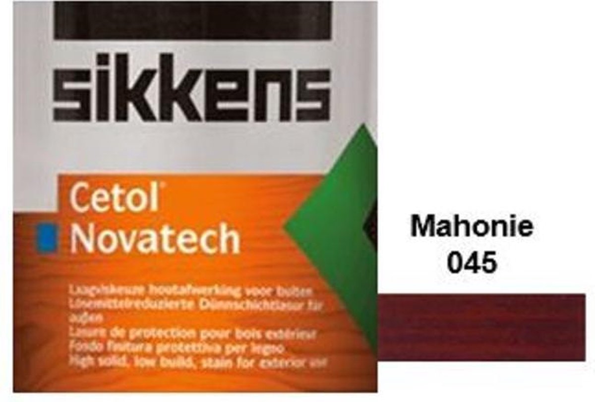 Sikkens Cetol Novatech - 045 - Mahonie - 2,5 l - 18-20 m²/l