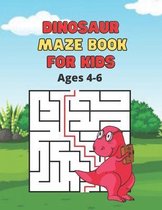 Dinosaur Maze Book For Kids Ages 4-6