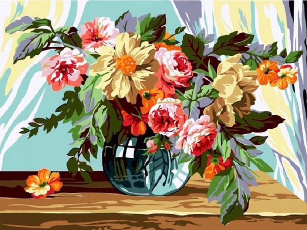 Verven Op Nummer Bloemen - Bloemen