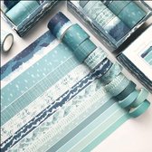 Washi tape | set | 12 tapes - random | verschillende afmetingen