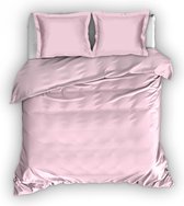 Premium Egyptisch Percale Katoen Eenpersoons Dekbedovertrek Uni Roze | 140x200/220 | Zacht En Elegant | Excellente kwaliteit