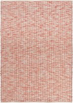 Brink en Campman - Grain 13502 Vloerkleed - 200x280 cm - Rechthoekig - Laagpolig, Structuur Tapijt - Landelijk, Modern, Scandinavisch - Rood, Roze, Wit