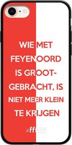 6F hoesje - geschikt voor iPhone 7 -  TPU Case - Feyenoord - Grootgebracht #ffffff