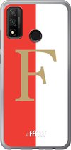 6F hoesje - geschikt voor Huawei P Smart (2020) -  Transparant TPU Case - Feyenoord - F #ffffff