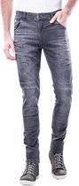 Motto Wear Milano Slim Fit Jeans de moto pour hommes - Pantalon de moto d'été - Grijs - Taille XL / W40