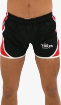 FORZA RUNNING SHORTS - UNISEX - ZWART/ROOD