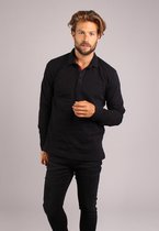 Gabbiano Polo Longsleeve Black 23140
