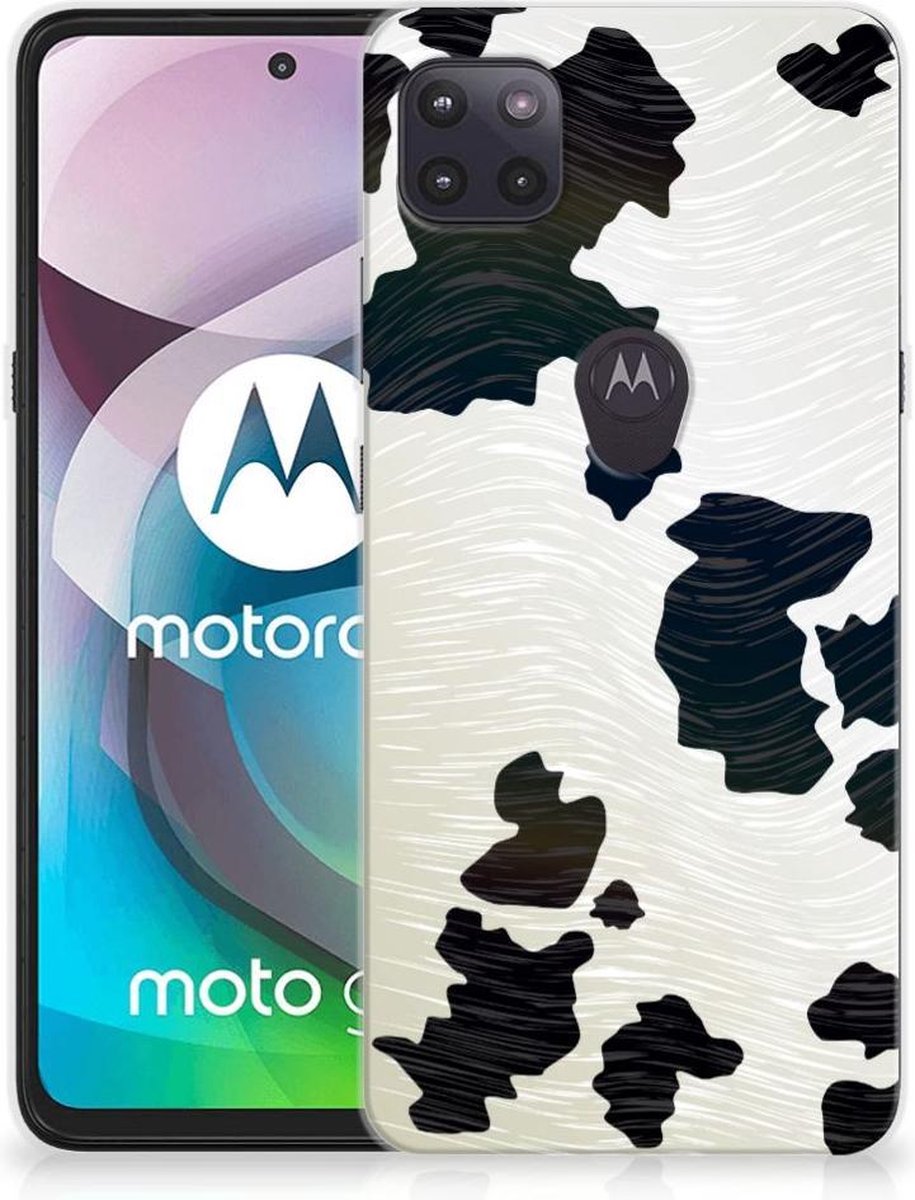 Motorola Moto G 5G TPU Hoesje Koeienvlekken