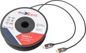 ProXtend HDMI 4k AOC Fiber Optic Cable - 30m HDMI kabel - Zwart