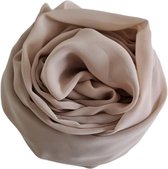 Hoofddoek Chiffon Light Taupe– Hijab – Sjaal - Hoofddeksel– Islam – Moslima