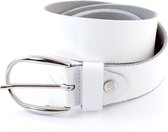 XXL Belts Damesriem Jeans 1611 - Wit - 130 cm