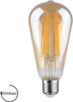 LED Lamp E27 | Edison | amber | 6,5W | 2700K | Ø64