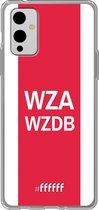 6F hoesje - geschikt voor OnePlus 9 -  Transparant TPU Case - AFC Ajax - WZAWZDB #ffffff