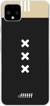 6F hoesje - geschikt voor Google Pixel 4 XL -  Transparant TPU Case - AFC Ajax Uitshirt 2018-2019 #ffffff