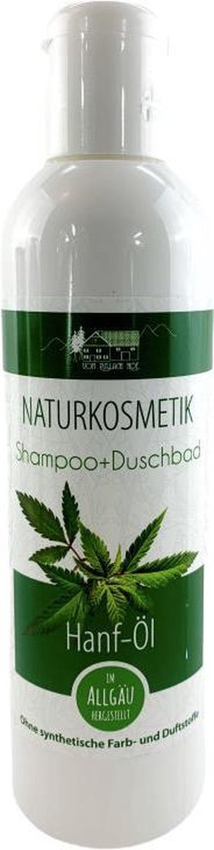Naturkosmetik Shampoo/Douche/Bad met Cannabis olie voor zijdezacht haar en huid
