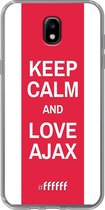 Samsung Galaxy J5 (2017) Hoesje Transparant TPU Case - AFC Ajax Keep Calm #ffffff