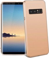BackCover Mat Telefoonhoesje - Hoesje voor Samsung Note 8 - Goud
